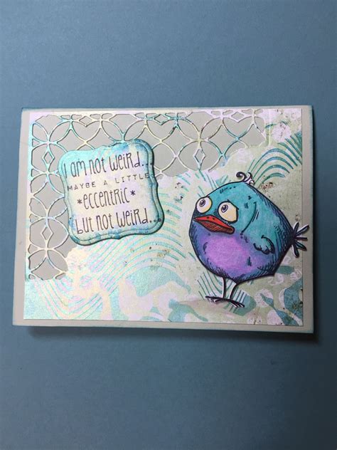 Pin By Leia Hunter On Tim Holtz Crazy Birds Tim Holtz Crazy Birds