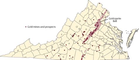 There is gold (and lots of it) in virginia. Division of Geology and Mineral Resources - Gold