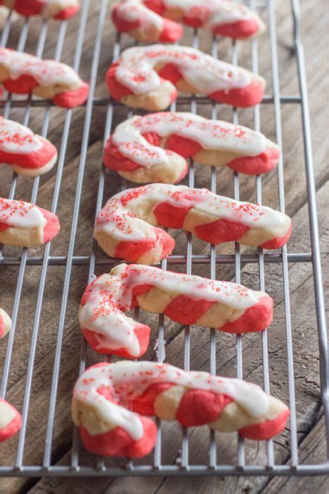 Candy Cane Sugar Cookies Swanky Recipes Simple Tasty Food Recipes