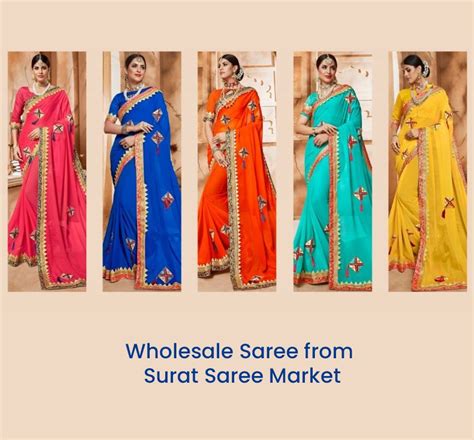 Explore The Collection Of Wholesale Saree From Surat Saree Market