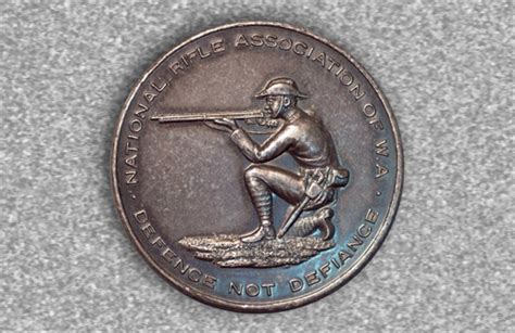 National Rifle Association Of Wa Competition Medal