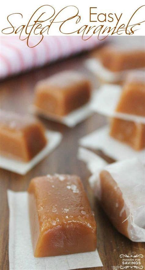Easy Salted Caramels Recipe
