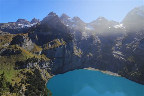 Switzerland Bernese Oberland Oeschinen Lake Schweiz Flickr