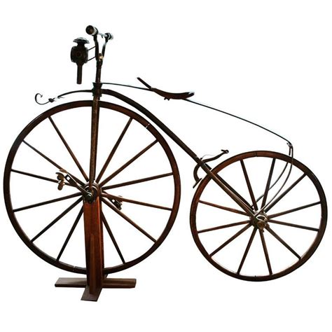 Velocipede Antique Bicycle French 1867 At 1stdibs