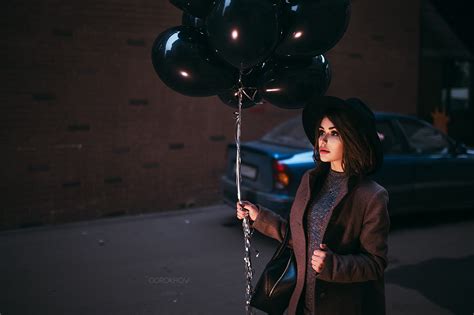 wallpaper black women model depth of field night brunette hat photography brown eyes