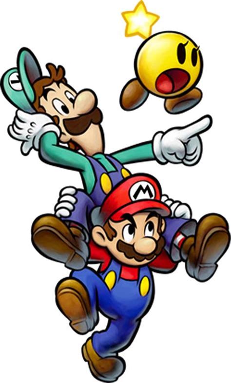 Mario Luigi Bowsers Inside Story DS Artwork Including Enemies Bosses And The Main Characters