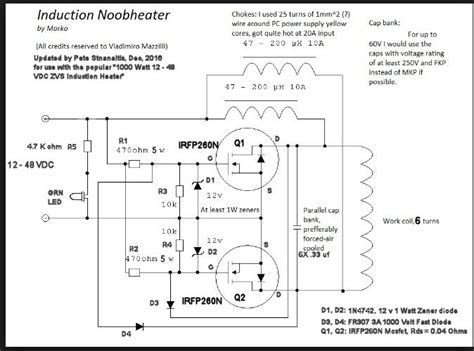 1000 Watt 12 To 48 Volt Zvs Induction Heater Troubleshooting Guide