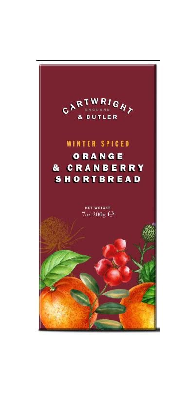 Buy Cartwright Butler Spiced Orange Cranberry Shortbread At Well Ca