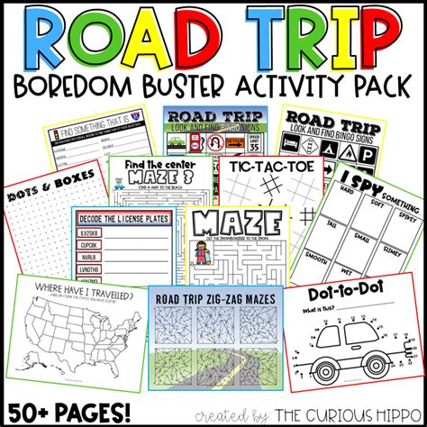 Road Trip Activity Pack Made By Teachers