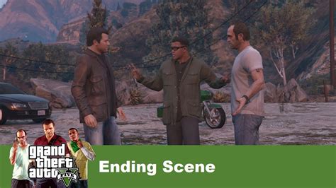 Gta 5 Ending Scene Youtube