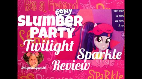 Mlp Rainbow Rocks Slumber Party Twilight Sparkle Doll Review Youtube