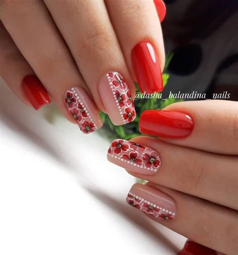 pin by blandine lavoillotte on ongles floral nails gel nails manicure