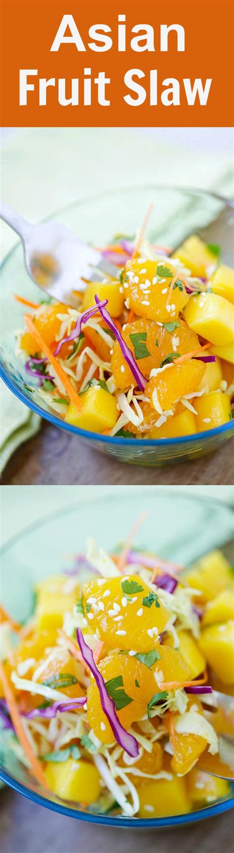 Asian Fruit Slaw Healthy Low Calorie And Delicious Asian Fruit