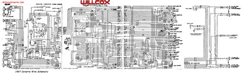 1967 mustang wiring diagram manual. 1967 Corvette Wiring Diagram (tracer schematic) | Willcox ...