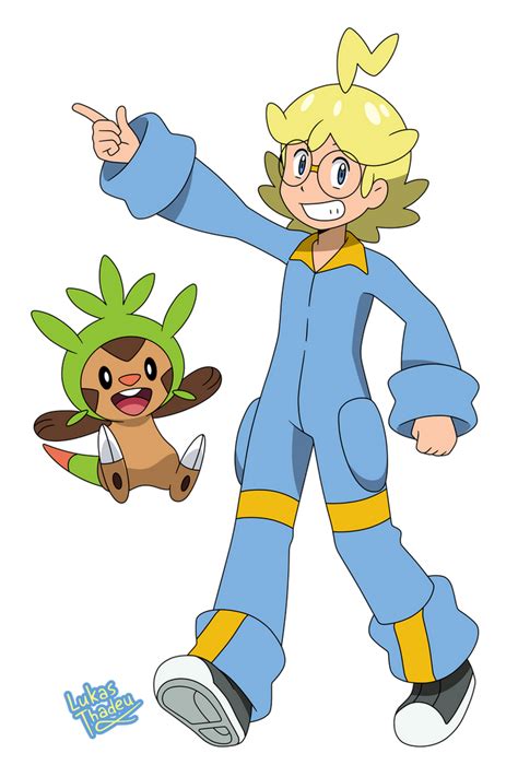 Pokemon Anime Clemont Sun And Moon Style By Lukasthadeuart On