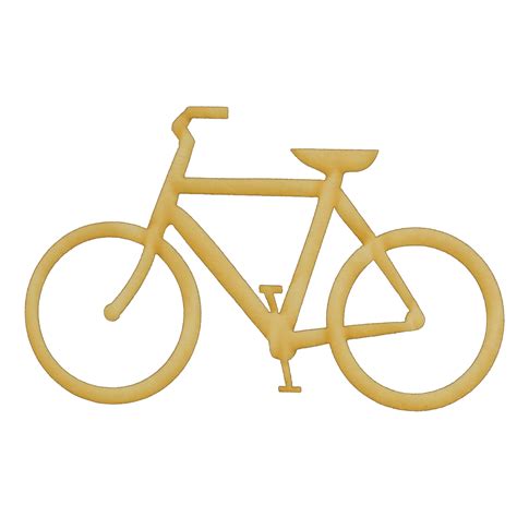 Wooden Bicycle Art And Craft Shape
