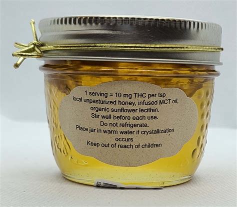 Cannabis Infused Raw Honey Weed Nations