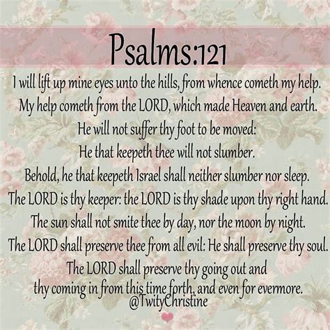 psalm 121 christine chrisrian