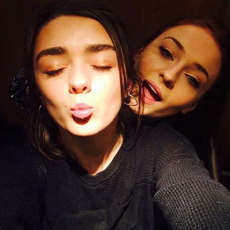 Maisie Williams And Sophie Turner Rcelebs