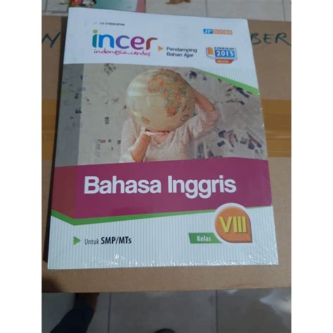  media cetak/ elektronik/cd  tuturan langsung j. Buku LKS Bahasa Inggris SMP Kelas 8 INCER | Shopee Indonesia