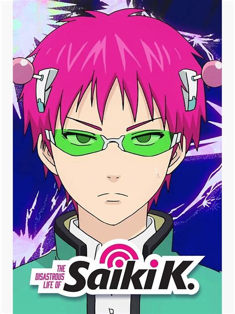 Saiki K Anime Poster For Sale By Ellis971 Redbubble