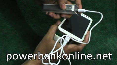 Cara memakai Powerbank Robot RT5200 untuk ngecas HP Android Advan Power
