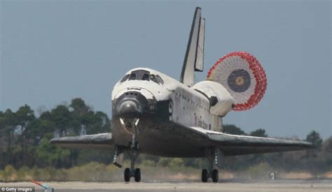 Space Shuttle Landing Discovery Back On Earth After Its 39th And Final