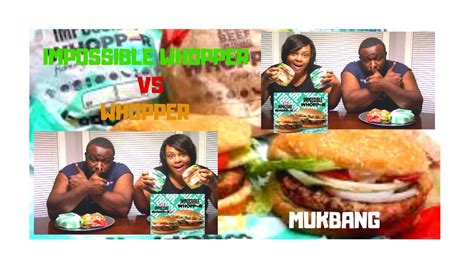 Impossible Whopper Vs Whopper Mukbang Curtis Tricked Me Youtube