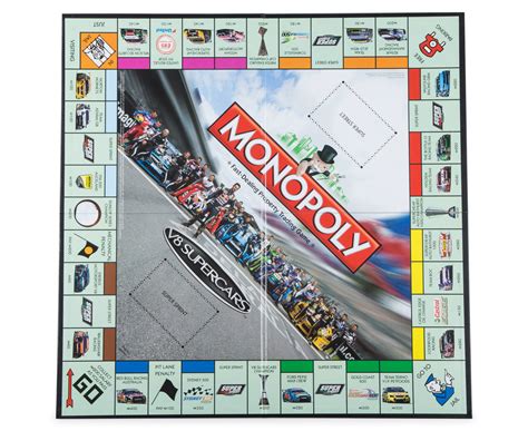 Monopoly V8 Supercars Boardgame Au