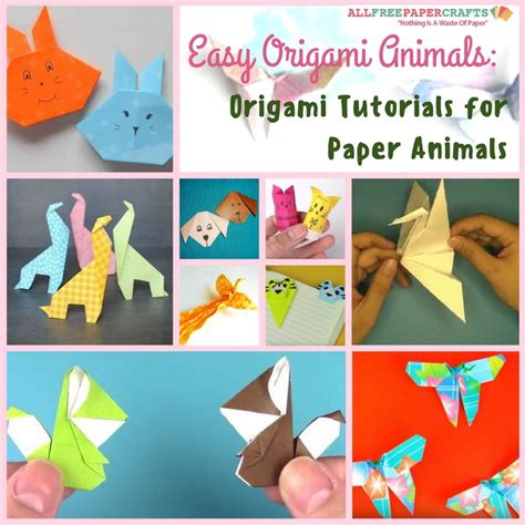 Easy Origami Animals 18 Origami Tutorials For Paper Animals