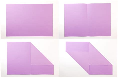 Origami Rectangular Letterfold Photo Tutorial Step By Step Instructions