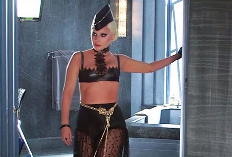 Lady Gaga As The Countess In American Horror Story Hotel Alexander Mcqueen Bra Lady Gaga