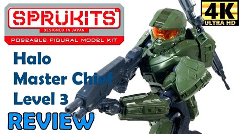 Sprukits Halo Master Chief Level 3 Model Kit Review Youtube