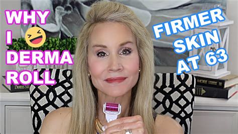 how to derma roll your face how i use dermarolling to firm up my skin at 63 youtube