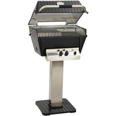 Broilmaster P4 Xfn Premium Natural Gas Grill On Stainless Steel Patio