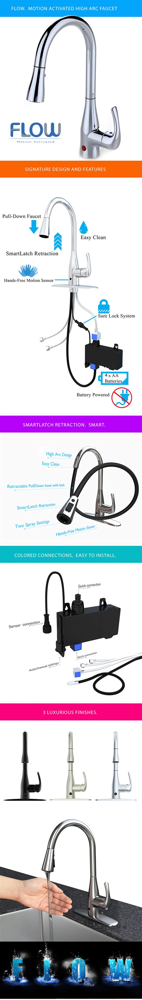 You can remove the mesh to clean it or install an undersink filter or whole house. Flow Motion Activated Single-Handle Pull-Down Sprayer ...
