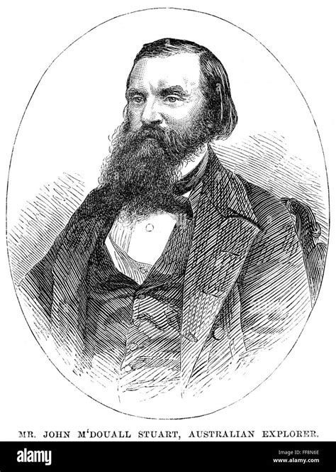 John Mcdouall Stuart N1815 1866 Scottish Explorer In Australia