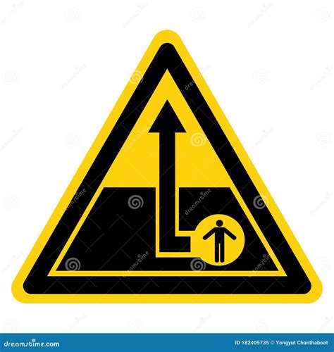 Warning Confined Space Symbol Sign Vector Illustration Isolate On