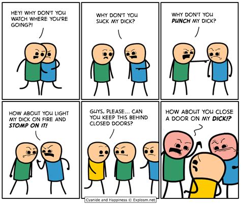 Cyanide And Happiness Dick Funny Pictures And Best Jokes Comics