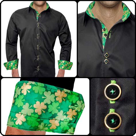 Loved letters print, valentines day. Black St Patricks Day Casual Shirts