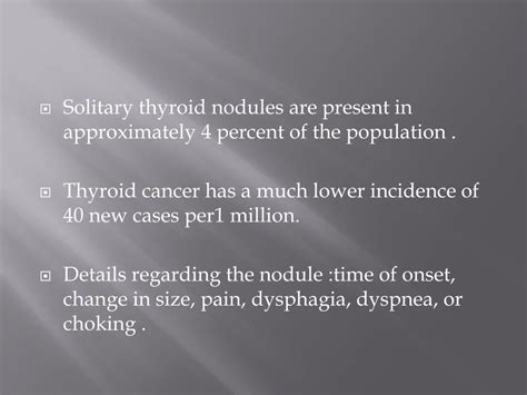 Ppt Solitary Thyroid Nodule Powerpoint Presentation Free Download