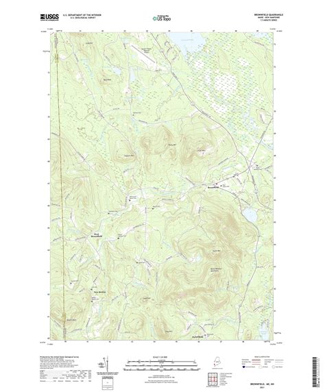 Brownfield Maine Us Topo Map Mytopo Map Store