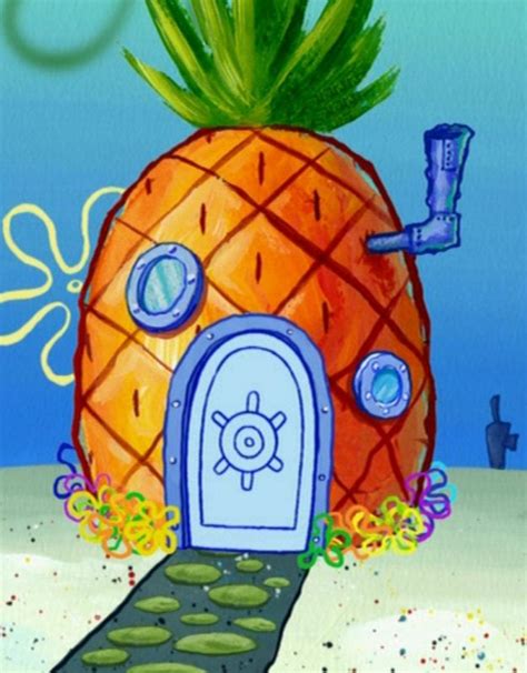 Draw the sleeves of spongebob's shirt, pants and you can slightly mark out his arms. Pin on tattoos