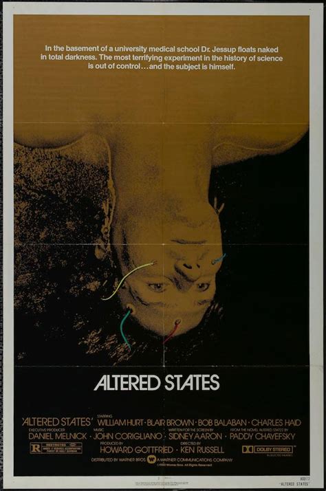 Altered States 1980 Movie Posters Movie Posters Alters 1980s Movies