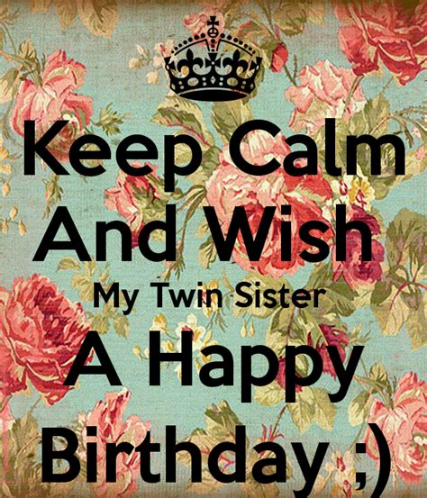 Happy Birthday Wishes For Twins Sisters Art Winkle