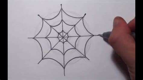 Now that i know how it's done, i want to show others how creating one of these eight legged creatures can be easy enough for anyone to one. How To Draw a Simple Spider Web - YouTube