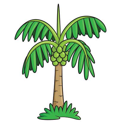 Coconut tree cartoon royalty free vector image, free portable network graphics (png) archive. Coconut Tree Cartoon Stock Illustration - Download Image ...