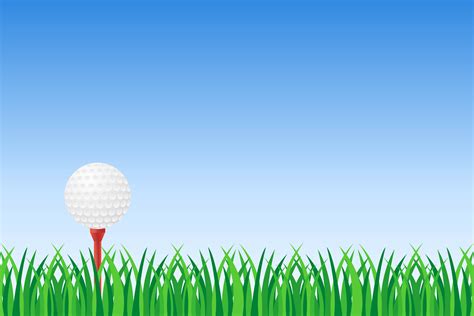 Golf Ball On Green Grass 1265760 Vector Art At Vecteezy