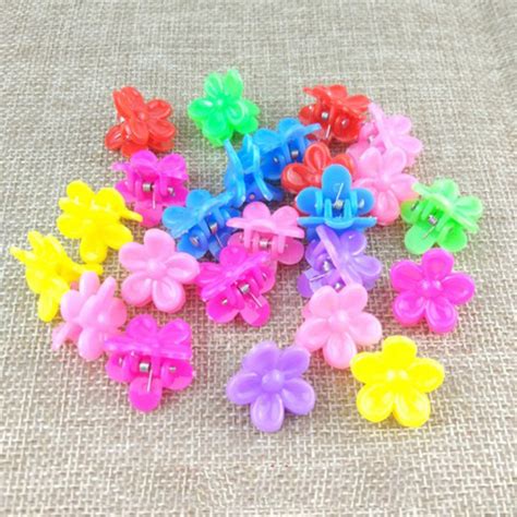 10pcs Colorful Mini Butterfly Hair Clips Claw Barrettes Shell Clip