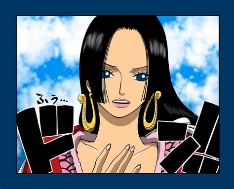 Boa Hancock One Piece Highres 1girl Amazon Lily Black Hair Cloud